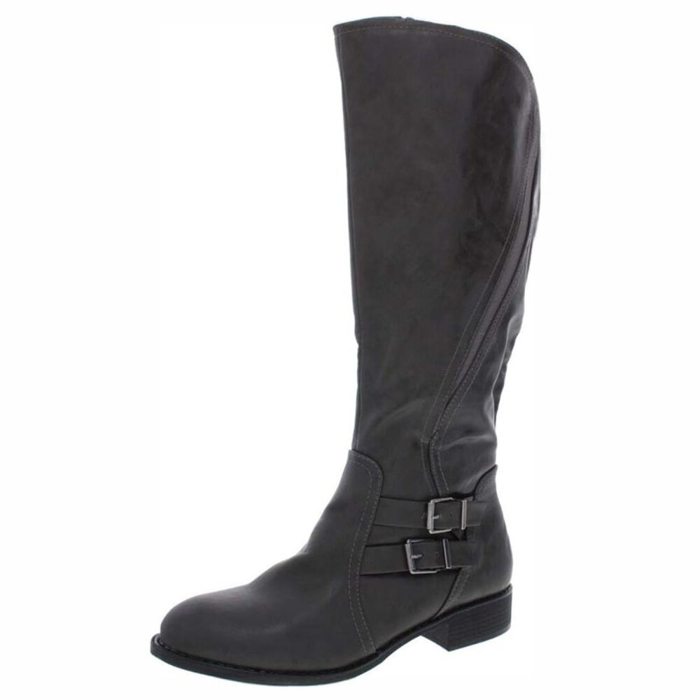 Style & Co Milah Tall Riding Boots – Gray – Size 6